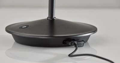 Adesso Andy LED Table Lamp, Black (4074-01)