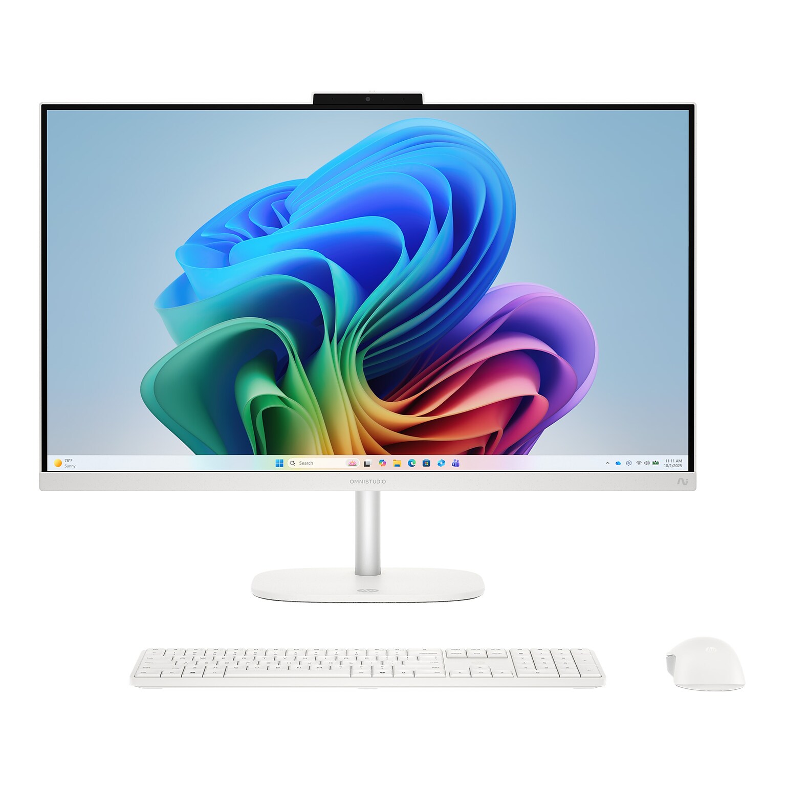 HP OmniStudio 27 All-in-One AI PC, AMD Ryzen AI 7 445, AMD Radeon 840M Graphics, 16GB RAM, 512GB SSD, Windows 11 Home