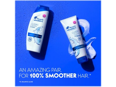 Head & Shoulders Shampoo, Classic Clean, 3 fl. oz., 24/Cartonv