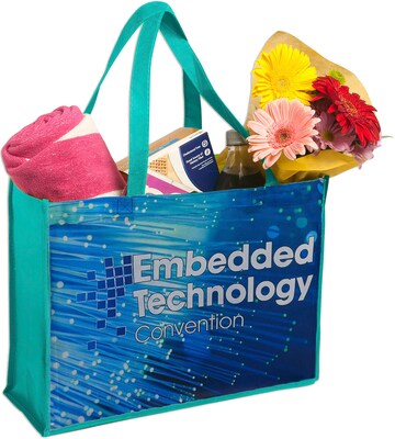 Sublimated Non-Woven Shopping Tote