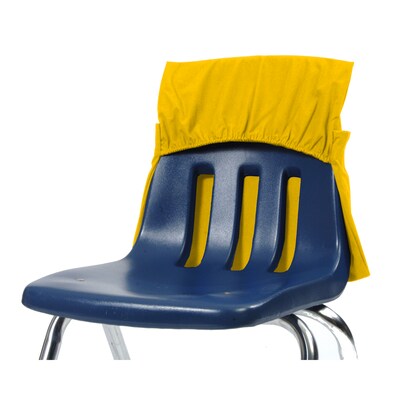 Seat Sack Seat Storage, 9.45" x 8.46" x 3.94", Yellow, 10/Pack (40101BUNDLE)