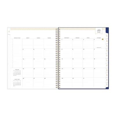 2026-2027 Blue Sky Day Designer Hawthorne 8" x 11" Academic Year Weekly & Monthly Planner, Plastic Cover (158179)