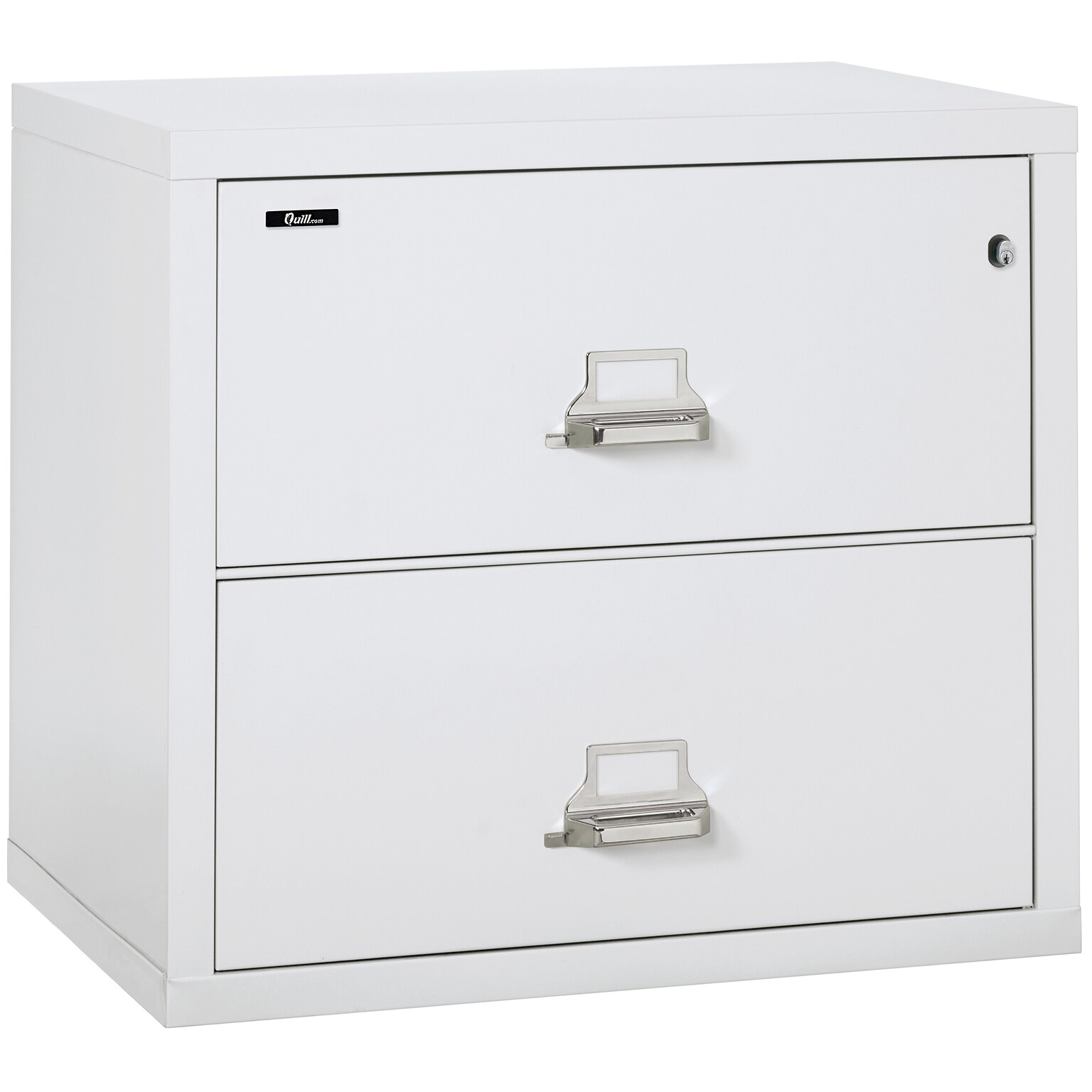 Quill Brand® 31 2-Drawer Fire Resistant Lateral File Cabinet with Lock, Letter/Legal, Artic White (Q231LATAW)
