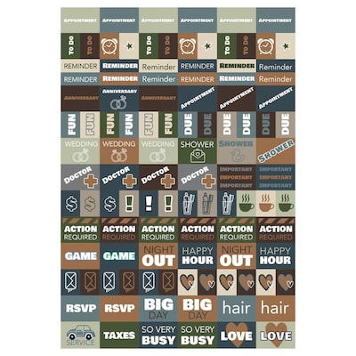 2027 TF Publishing Aztec 6.5" x 8"  Weekly & Monthly Standard Planner, Paperboard Cover, Multicolored (27-9200)