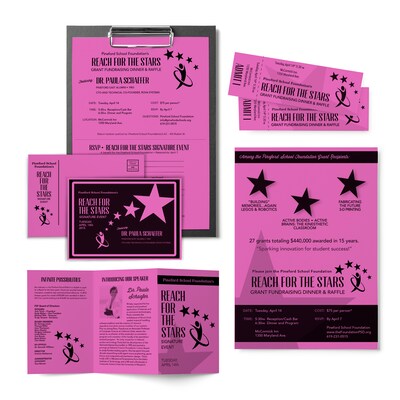 Astrobrights 65 lb. Cardstock Paper, 8.5" x 11", Outrageous Orchid, 250 Sheets/Ream, 8/Ream (WAU21951CT)