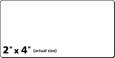PRES-a-ply Laser/Inkjet Shipping Labels, 2" x 4", White, 1,000 Labels/Box (30603)