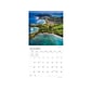 2023-2024 Plato Tropical Islands 12" x 12" Academic & Calendar Monthly Wall Calendar (9781975467210)