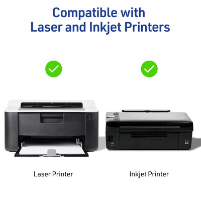 Avery Easy Peel Laser/Inkjet Address Labels, 1" x 2 5/8", Matte White, 300 Labels/Pack (18160)