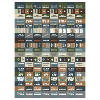 2027 TF Publishing Native Twill 9" x 11"  Weekly & Monthly Standard Planner, Paperboard Cover, Multicolored (27-9702)