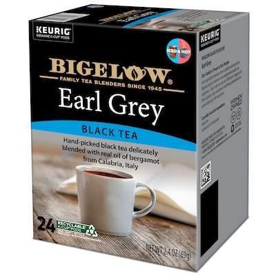Bigelow Earl Grey Black Tea, Keurig® K-Cup® Pods, 24/Box (5000363675)