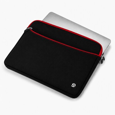 Vangoddy 17 Laptop Sleeve, Black/Red (NBKLEA253)