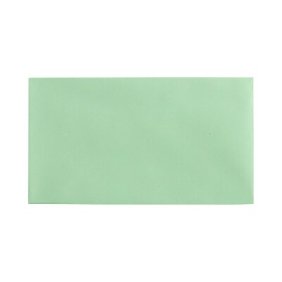 JAM Paper #6 3/4 Business Envelope, 3 5/8" x 6 1/2", Light Green, 50/Pack (457611417I)