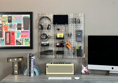 Triton Products High Density, Thermally Fused Laminate, Decorative Pegboard, Set of 2 (024-DW)