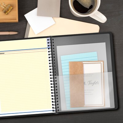 2027 AT-A-GLANCE QuickNotes 7" x 8.75" Monthly Planner, Faux Leather Cover, Black (76-08-05-27)