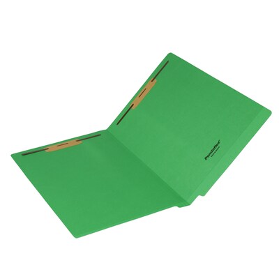 Pendaflex Fastener Folders End Tab File Folder, Straight Cut, Legal Size, Paper Stock, Green, 50/Box(1007059)