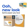 Quill Brand® 30% Recycled Colored Multipurpose Paper, 20 lbs., 8.5 x 11, Goldenrod, 500 Sheets/Rea