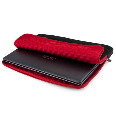Vangoddy Neoprene Laptop Sleeve for 15.6" Laptop, Black/Red