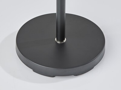 Simplee Adesso 65"H Slender LED Tree Lamp, Black & Brushed Steel (SL3975-01)