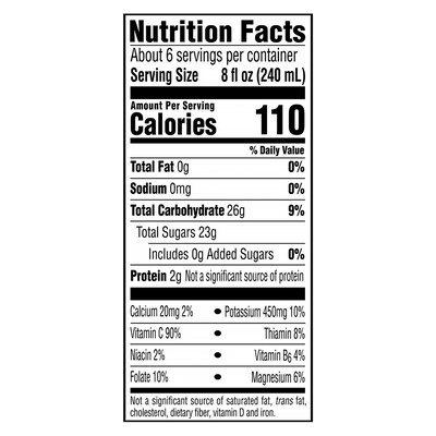 Simply 100% Orange Juice, No Sugar Added, No Pulp, 46 oz., 2/Pack (10014)