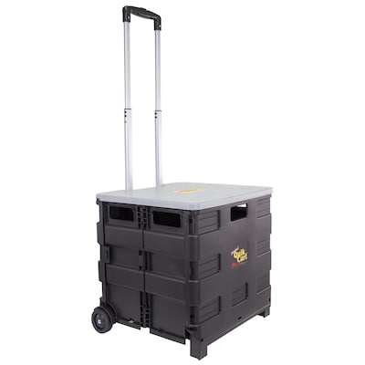 Dbest Original Quik Cart Collapsible Rolling Crate, Grey (01-760MB)