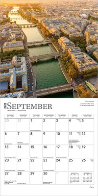 2026 BrownTrout Paris 7" x 7" Monthly Wall Calendar (9798330705078)