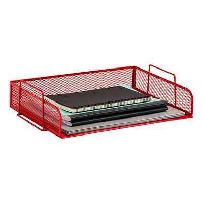 Mind Reader Metal Side Loading Stackable Letter Tray, Multicolored (DSTACK4-ASST)