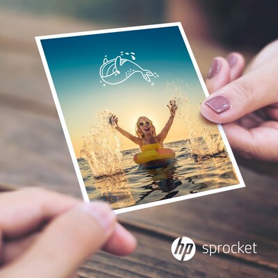 HP Sprocket 3.5 x 4.25" Zink Sticky-Backed Photo Paper, 20 Sheets/Pack (HPIZ3X420)