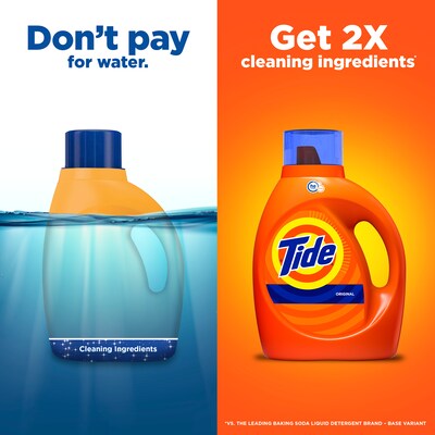Tide Liquid Laundry Detergent, Original Scent, 64 Loads, 92 oz. (13882/40218)