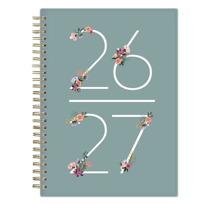 2026-2027 Blue Sky Greta 6 x 8 Academic Weekly & Monthly Planner, Plastic Cover (136482-A27)