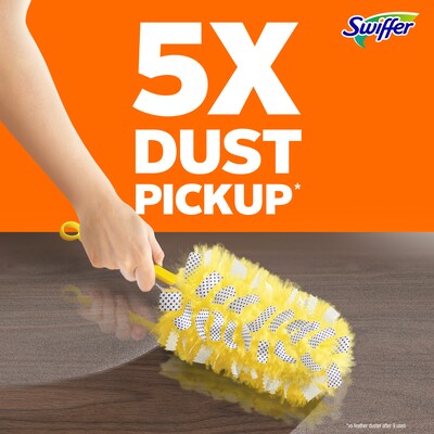 Swiffer Heavy Duty Duster Blend Refills, Yellow, 11 Dusters/Box (99035)