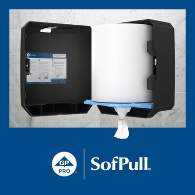 Georgia-Pacific SofPull Paper Towel Dispenser Kit, Black (58206B)
