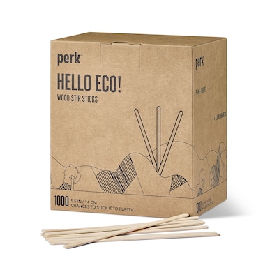 Perk™ Wood Stirrer, 1000/Pack (PK61996)