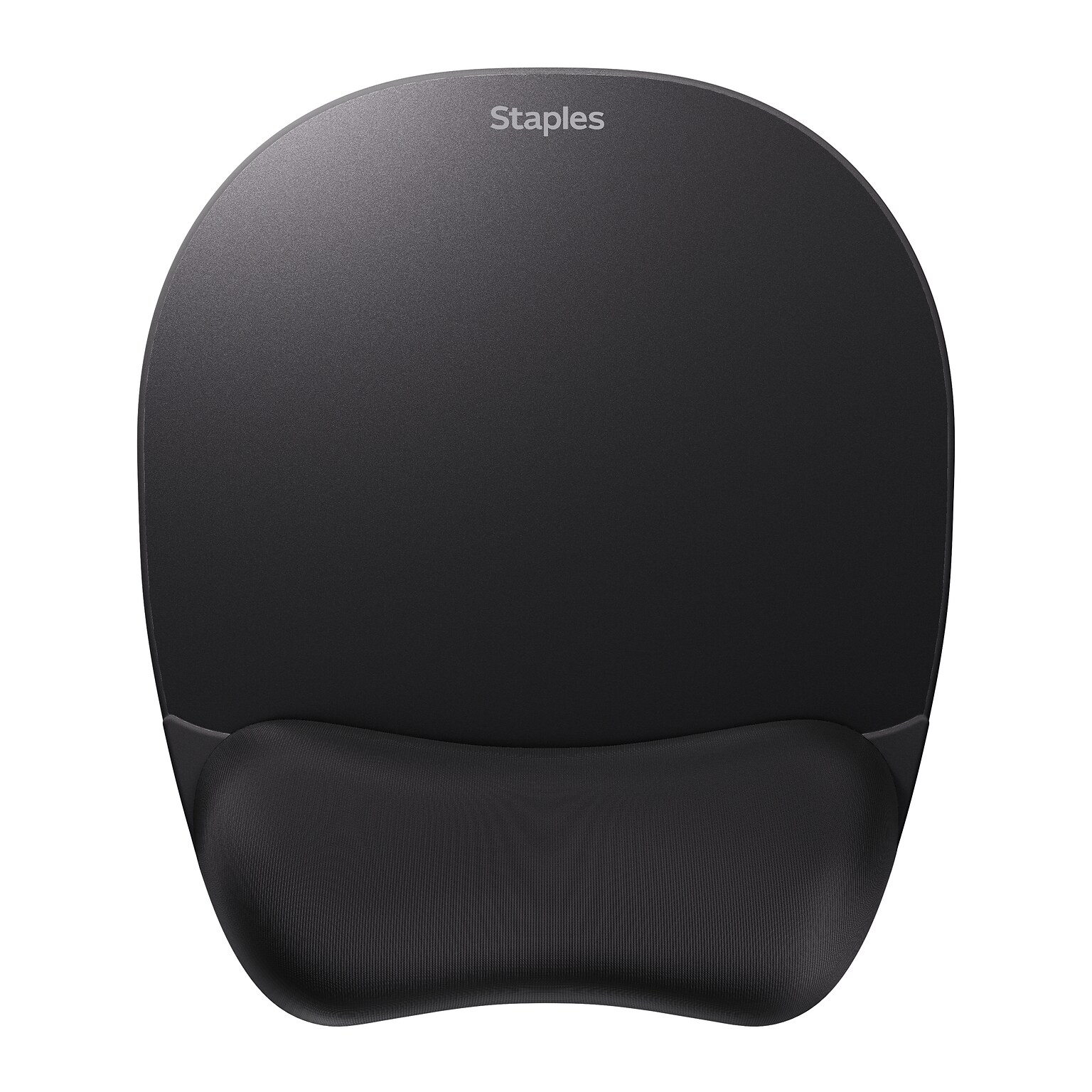Staples TECH Foam Non-Skid Mouse Pad/Wrist Rest Combo, Black (ST63287)