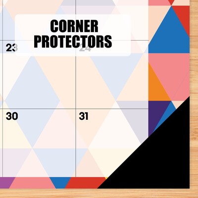 2026 Willow Creek Modern Geometric 17" x 12" Monthly Desk Pad Calendar (57117X)