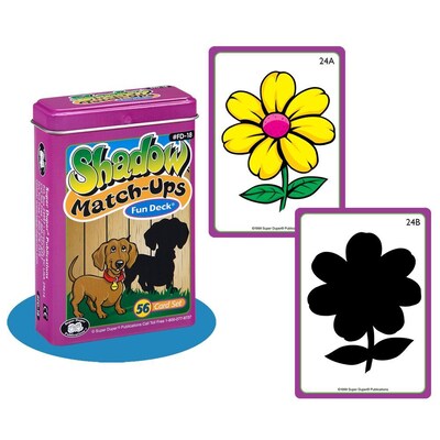 Super Duper® Shadow Match-Ups Fun Deck® Cards