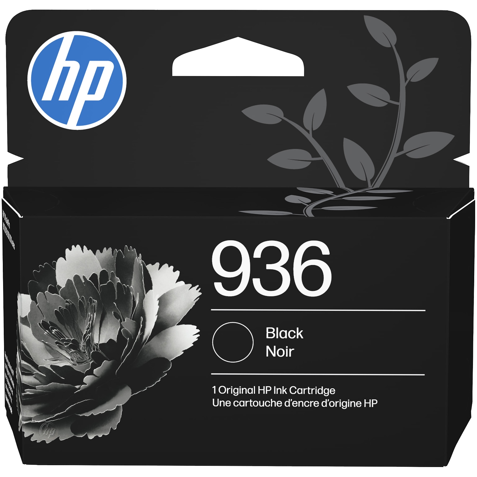 HP 936 Black Standard Yield Ink Cartridge, Prints Up to 1,250 Pages (4S6V2LN)