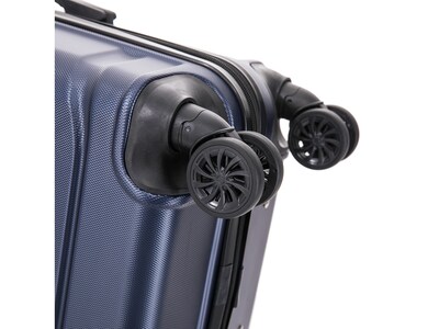 DUKAP Sense 20" Hardside Suitcase, 4-Wheeled Spinner, TSA Checkpoint Friendly, Blue (DKSEN00S-BLU)