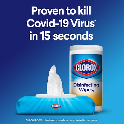 Clorox Disinfecting Wipes, Bleach Free Cleaning Wipes, Fresh Scent, 35/Pack, 12/Carton (01593)