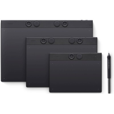 Wacom Intuos Pro 13.7" Creative Pen Tablet, Black (PTK870K0A)
