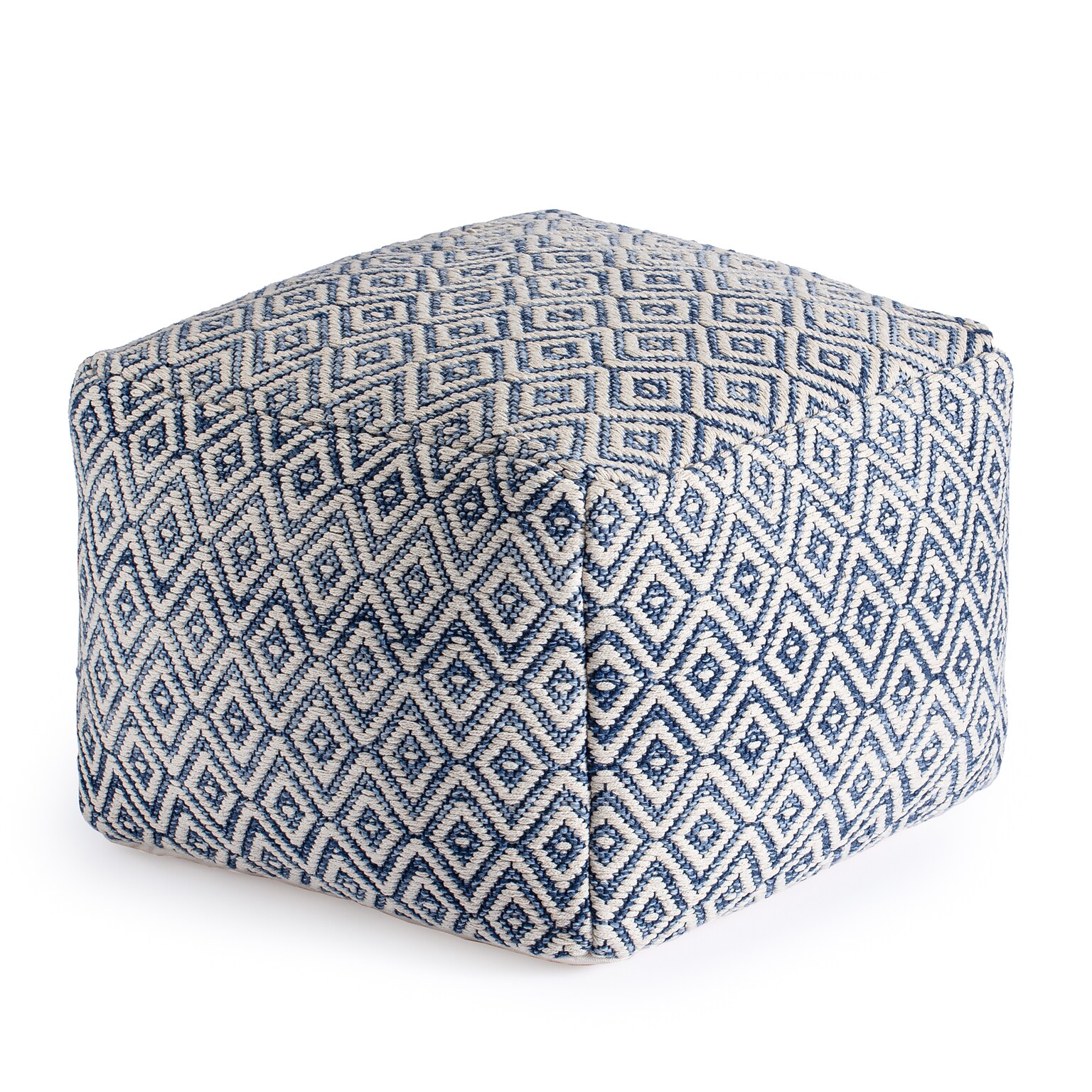 Anji Mountain Cherokee Nightlife Fabric Rectangular Pouf Ottoman (AMBPF075-2014)