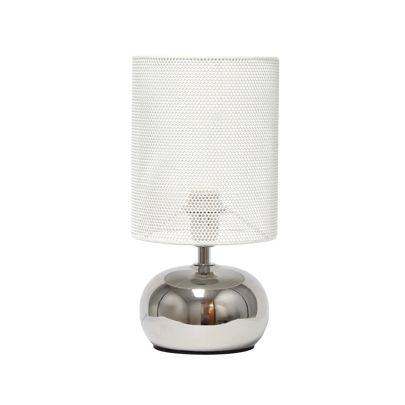 Simple Designs Mesh Around 10.04 LED Table Lamp, Chrome (LT2130-CHR)