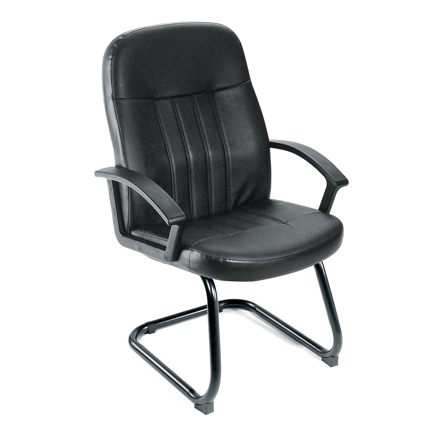 Boss Office Products Leather Guest Armchair (B8109)