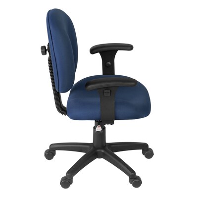 Regency Comfort Series Ergonomic Fabric Swivel Task Chair, Navy Blue (105-AA-NV)