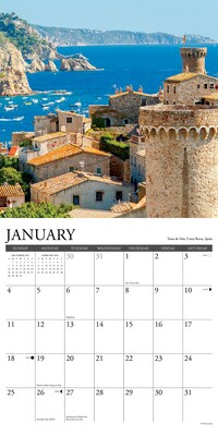 2026 Willow Creek Spain 12" x 12" Monthly Wall Calendar (56158)