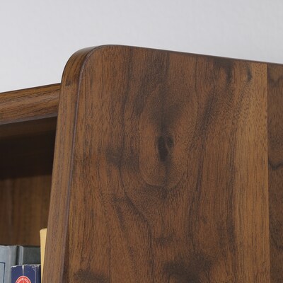 Sauder Harvey Park 70"H 5-Shelf Bookcase, Grand Walnut (420282)