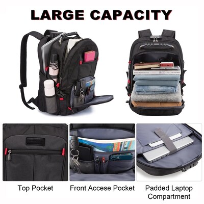 SaharaCase All-in-One Laptop Backpack, Large, Gray (LT00086)
