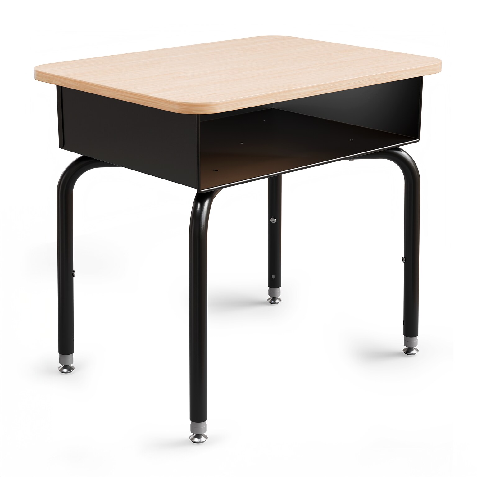 Staples 23.8W Adjustable Student Desk, Black/Brown (ST63538)