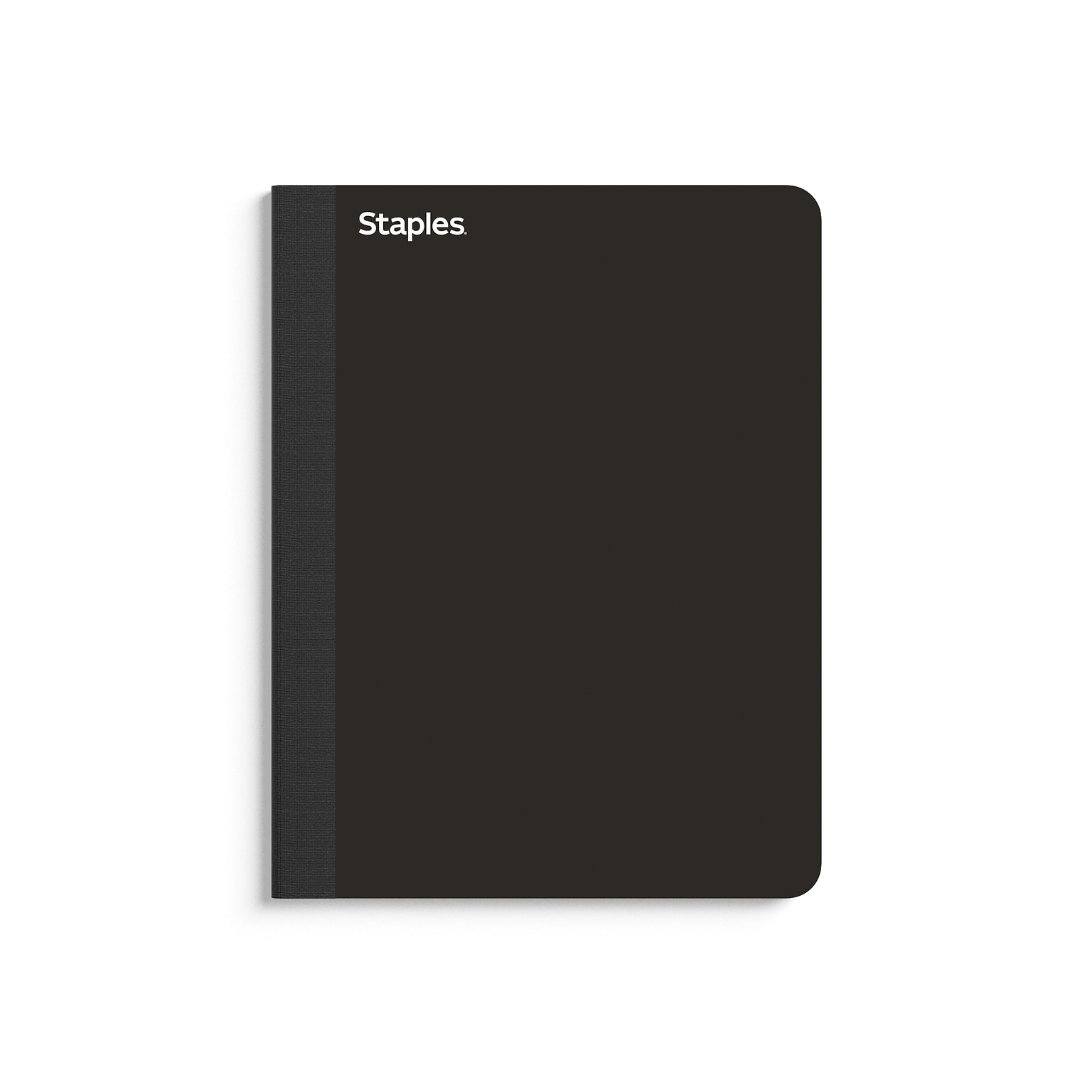 Staples Premium Composition Notebook, 7.5 x 9.75, 100 College Ruled Sheets, Black (TR58342)
