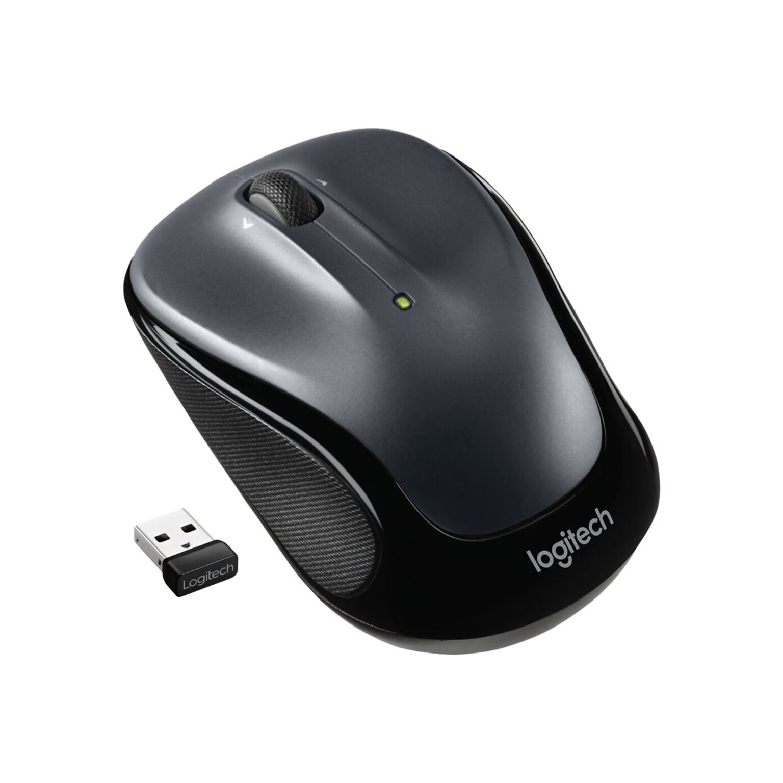 Logitech M325S Wireless Optical Mouse, Dark Silver (910-006823)