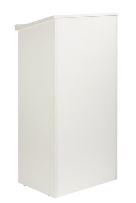 AdirOffice 46" Speaker Podium Lectern, White (661-01-WHI)